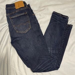 American Eagle Dark Wash Stretch Skinny Jeans